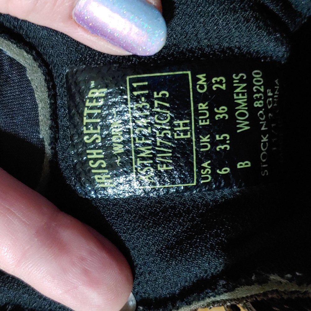 Red Wing Irish Setter Steel Toe Work Boots 6 - Picture 12 of 14
